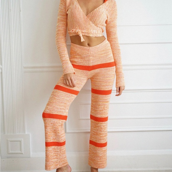 yellow the label XS knit orange set - Picture 2 of 2